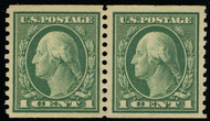 # 443 XF OG NH, Pair, a super nice pair,  well centered throughout!