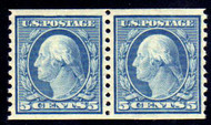 # 496 SUPERB OG NH, Pair, choice pair,  fresh colors, Gem!