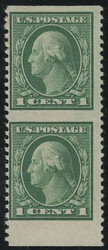 # 498a  F/VF OG LH, w/Crowe (10/20) and PF (10/70) CERTS, Pair,  very RARE, only 50 pairs known, most with similar centering and or faulty,   SELECT!
