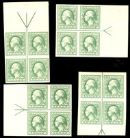 # 531 VF/XF OG NH / H, MATCHED SET of ARROW BLOCKS,  SUPER SCARCE as a complete set,  CHOICE!