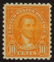 # 591 SUPERB OG VLH,  a superior stamp with perfectly centering, seldom encountered on the tight perforation 10 series.   Very Nice!