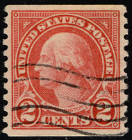 # 599 XF-SUPERB, w/PSE (GRADED 95 (02/17)) CERT, lovely wavy line cancel, super color, FRESH!