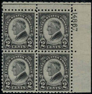 # 612 VF/XF OG NH, very well centered for this notorious off centered plate, SUPER NICE!