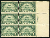 # 614 F/VF OG NH, quality plate block