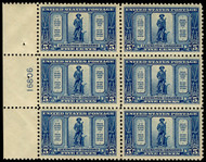 # 619 VF OG NH, nice plate, Fresh Color!