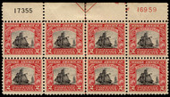 # 620 VF OG H, Plate Block of 8, Fresh!