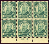 # 622 VF OG H, 5 stamps NH, fresh color,  Choice!