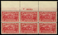 # 644 VF/XF OG NH, LARGE TOP, SUPER PLATE!