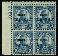 # 648 VF OG NH, well centered for this notorious off centered issue!