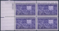 # 926 F-VF OG NH (or better) Plate Block of 4 (stock photo - position and plate number collectors - please inquire for special requests)