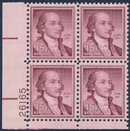 #1046 F/VF OG NH, Plate Block of 4, Bold!  (stock photo - position and plate number collectors - please inquire for special requests)