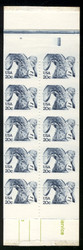 #1949a MISPERED BOOKLET PANE, 20 stamps, VF OG NH, PLATE 16, Super Nice!