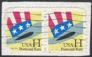 #3260v VF with faults, w/APS (08/04) CERT, Un-Issued postcard rate, Catalogs $4500 as a pair,  VERY RARE!
