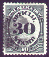 #O 55 SUPERB, nice cancel, select stamp