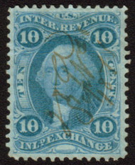 #R 36c SUPERB, perfectly centered stamp with large margins, a revenue beauty!