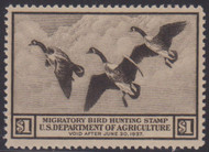 #RW 3 VF/XF OG NH, well centered, fresh stamp