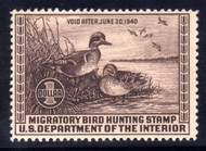 #RW 6 F/VF OG NH, fresh stamp, mild bend, nice