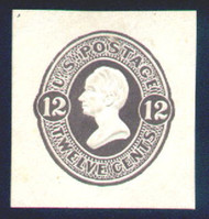 #U196 SUPERB, fresh cut square with large margins