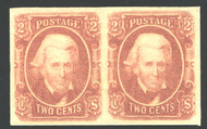 Confed # 8  XF OG NH, Pair, well centered, Super!