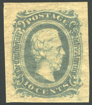 Confed #11c SUPERB JUMBO OG NH, w/PF (09/04) CERT, oversize margins, wonderfully fresh stamp!