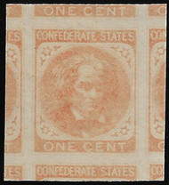 Confed #14 MONSTER GEM OG NH, w/PSE (GRADED 100 JUMBO (10/15)) CERT, a super stamp with oversized margins, full unblemished gum,  the confederates are not know for there perfect gum,  THIS ONE HAS IT ALL!