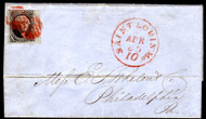 #   2 F/VF, sheet margin single tied to St Louis cover, nice item