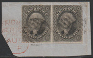 #  17 F/VF to XF, Pair on piece, light cancel, Bold color!