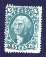 #  32 F-VF for issue, super light cancel, choice stamp
