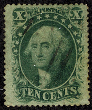 #  35 XF-SUPERB, faintly canceled,  A SUPER CHOICE STAMP!