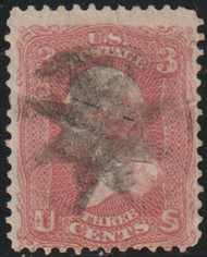 #  65 Fine, eight point fancy star cancel, Sock on the nose!