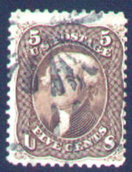 #  76 F/VF JUMBO, used, nice large stamp, fresh