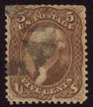 #  76 VF/XF, lighter cancel,  clipped perfs,  nice