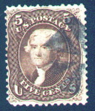 #  76a F/VF,  terrific color, nice cancel, Fresh!