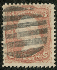 #  88 XF, large margins all around, a super stamp!