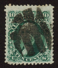 #  89 VF for issue, perf tear, big stamp