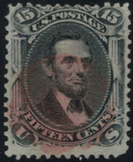 #  91 Fine+, fresh stamp, nice red cancel, CHOICE!