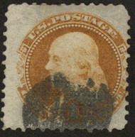 # 112 F/VF, light corner crease,  nice stamp for the price