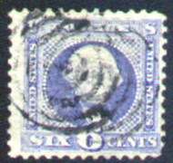 # 115 F/VF+ nice used stamp, target cancel
