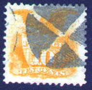 # 116 Superb Jumbo,  nice large stamp, bold color, Gem!