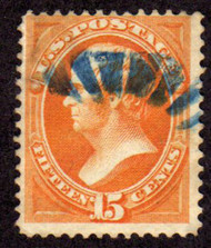# 152 F/VF, vibrant color and eye popping blue cancel, Nice
