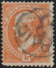# 152 Fine, paid numeral cancel, Rich color!