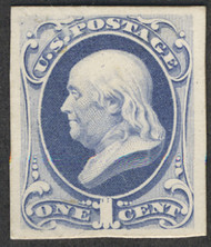 # 156 P4 SUPERB, proof on card, perfectly centered