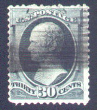 # 165 F/VF, good color, minor perf flaw,  nice for the price