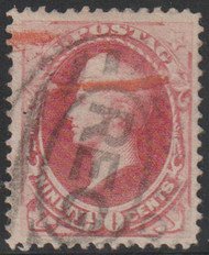 # 166 F-VF, registered cancel, Great!