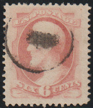 # 186 VF JUMBO, blindfolded Lincoln cancel, Lovely!