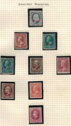 # 206 // 191S F/VF Mint Specimen's,  Ten Total, a few VF,  much better condition than usually seen,  few minor flaws,  VERY RARE!