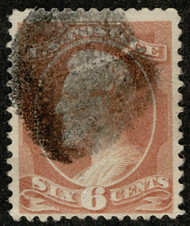 # 208a F/VF, lighter cancel, deep brown red, fresh and sound!