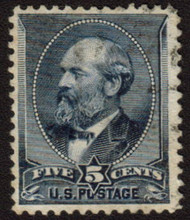 # 216 VF, very faint cancel, nice large margins, select!