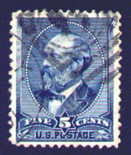 # 216 VF/XF used, Large Stamp! Light crease