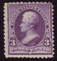 # 221 F/VF OG NH, rich color, nice stamp